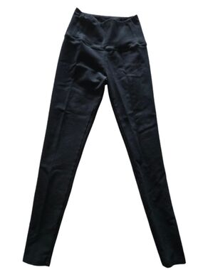 Black High-Waist Stretch Leggings